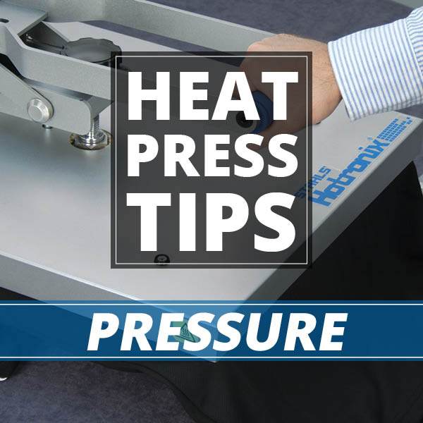 Heat Press Pressure Tips