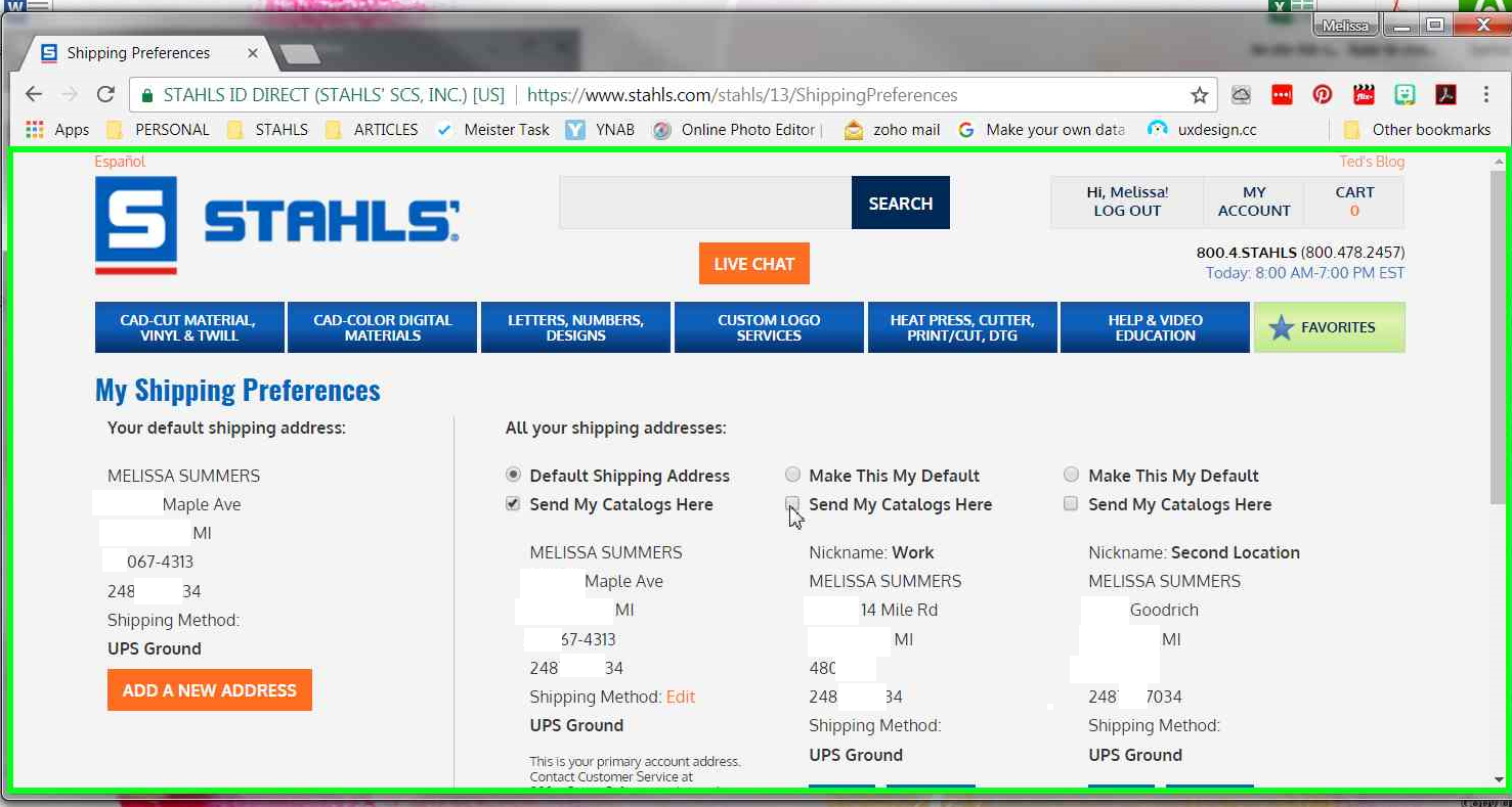 preferredaddresscap Stahls' Blog